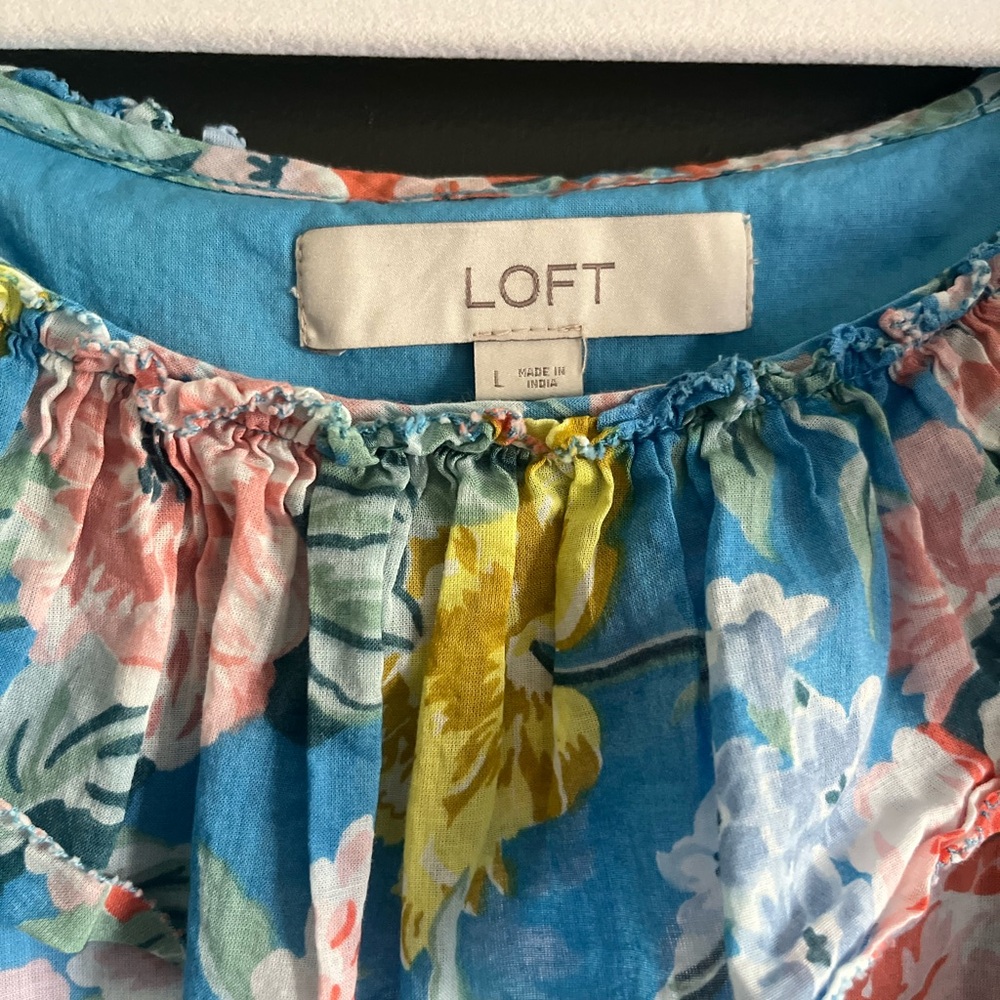 Ann Taylor Loft Blouse Set-short and 3/4 sleeve - Picture 5 of 5